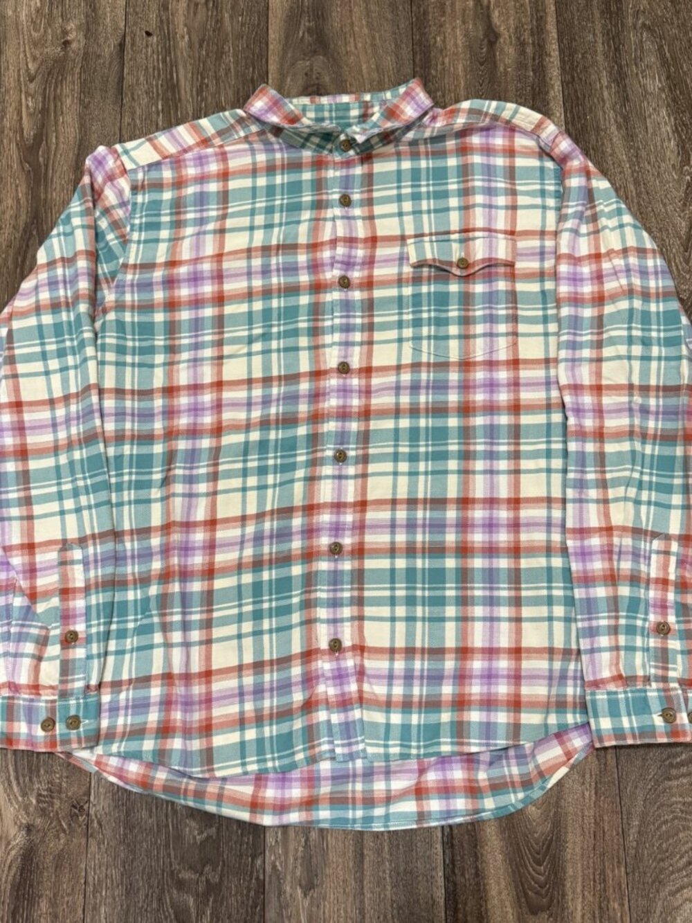 Patagonia Lightweight Fjord Flannel Shirt Men’s XL ROOB Organic Cotton 54020